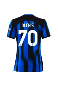 Fotbalové Dres Inter Milan Alexis Sanchez #70 Dámské Domácí Oblečení 2023-24 Krátký Rukáv